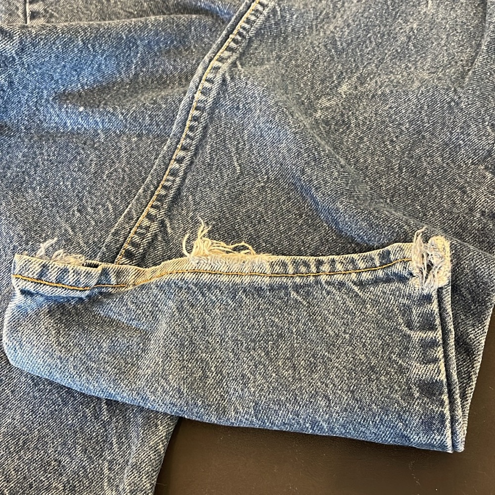 Vintage 1993 Levi’s 517(?) Orange Tab Jeans, 32x30 - Picture 9 of 10